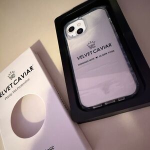 Velvet Caviar Clear iPhone 15 Case